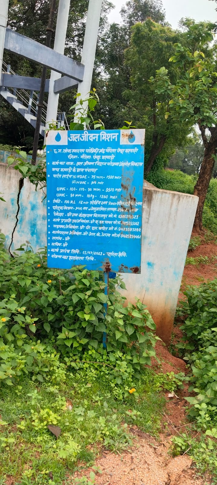 मरवाही नगर पंचायत क्षेत्र में ठप पड़ी जल जीवन मिशन की पानी सप्लाई, जनता परेशान,