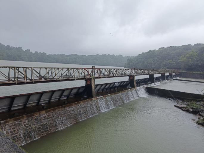राधानगरी ‘ओवरफ्लो’; सोमवार सुबह स्वचालित दरवाजे ने ली विश्रांति