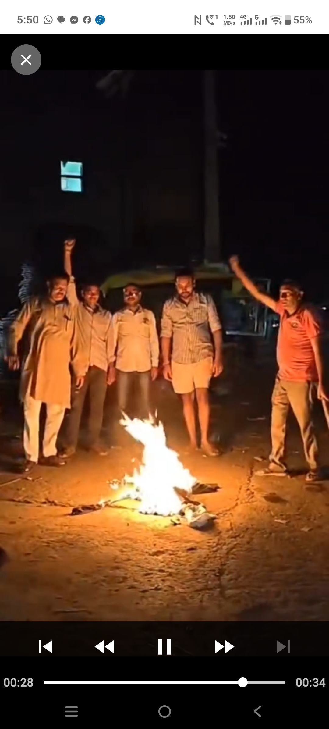 राहुल गांधी की गिरफ्तारी के विरोध में आनंदपुर में फूटा आक्रोश, जावती चौराहे पर मोदी का पुतला दहन